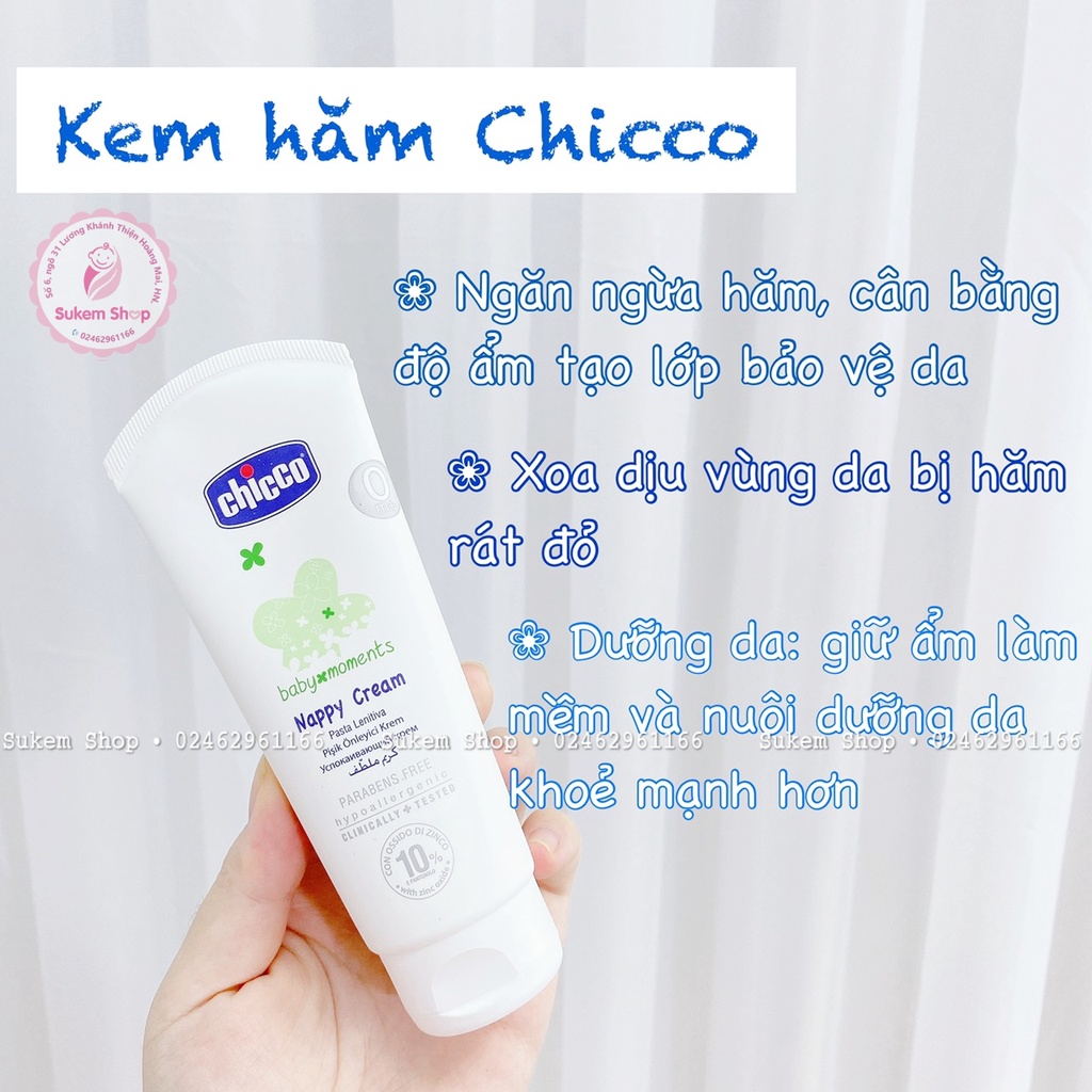 Kem hăm Chicco 3 tác động cho bé 0m+ 100ml