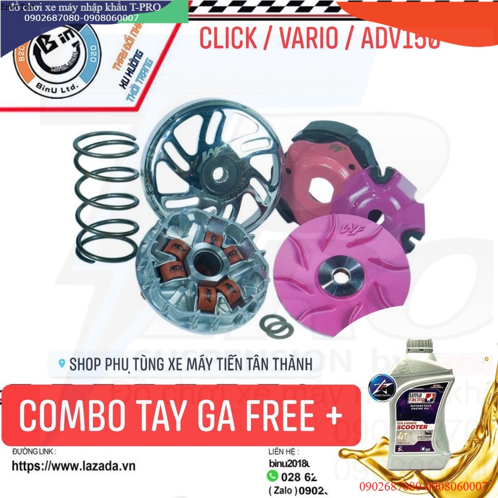 COMBO NỒI TAY  WF - TRF [ TĂNG CHAI NHỚT UMA RACING HP2000]