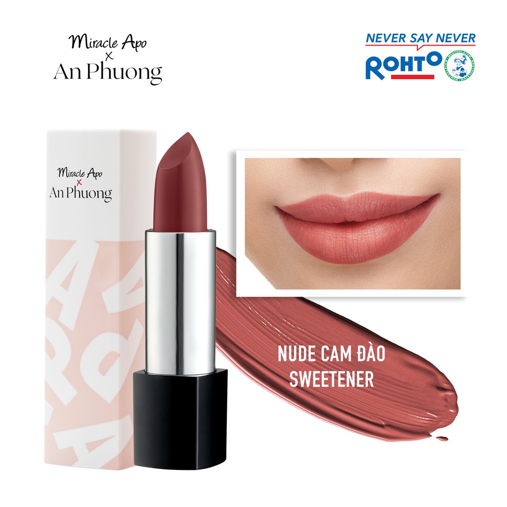 Son thỏi Miracle Apo x An Phương Holiday Collection Lipstick 4g