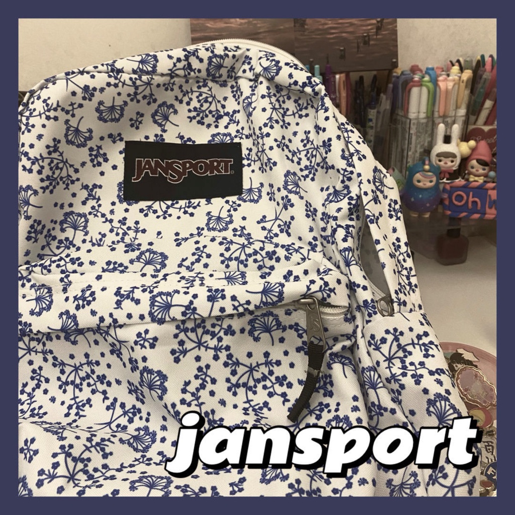Super Jasper Super JanSport ba lô màu xanh lá cây huỳnh quang đại học nam và nữ ba lô trong túi học sinh