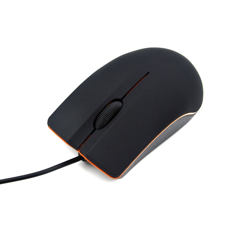 Matte texture business office home laptop wired mouse/hot selling# Lenovo USB Wired mini Mouse  Optical Mouse For Computer Laptop