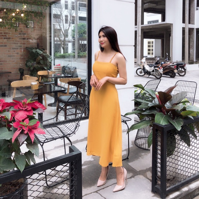 Đầm maxi 2 dây