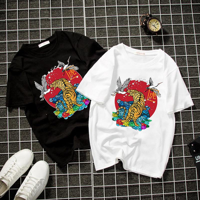 Áo thun unisex form rộng họa tiết Nhật Bản vải dày mịn đẹp 2019T1943