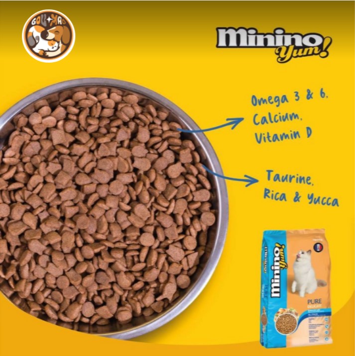 Thức ăn minio yum - vị hải sản cho mèo loại 350g - GouMao Pet