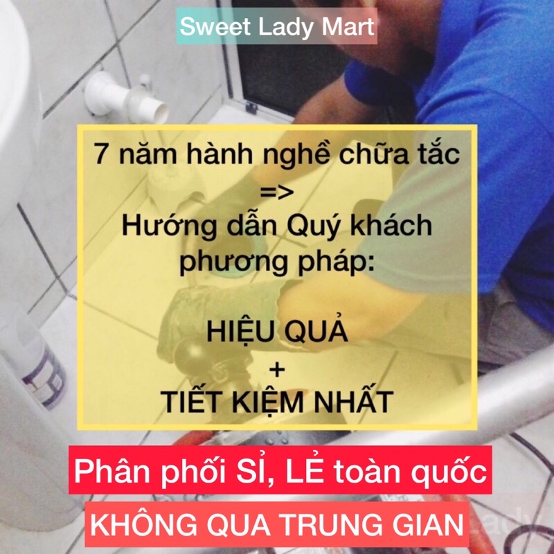 Bột Thông Tắc Cống Cực Mạnh, Bồn Cầu, Đường Ống, Bồn Rửa Mặt Chính Hãng Công Ty SH07 SH.07