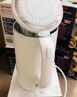 Bình đun siêu tốc Sharp 1.7 lít EKJ-17EVPS-WH - CHÍNH HÃNG