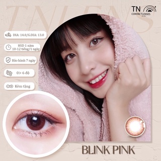 Kính áp tròng BLINK PINK 14.0 - Độ cận 0->6 - Hsd 6->8 tháng