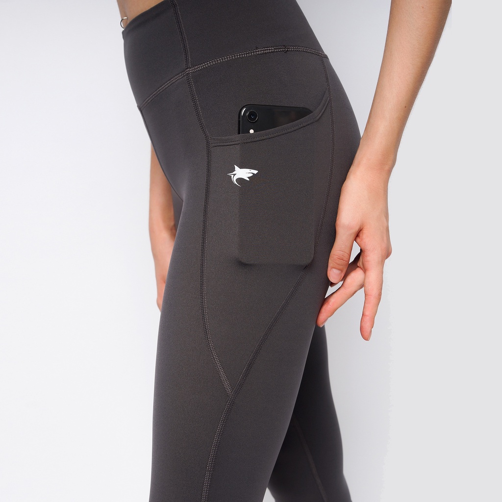 Quần tập gym yoga legging nữ cạp cao WLF30 Runnavy by Carasix, nâng mông tôn dáng, vải thấm hút khô thoáng