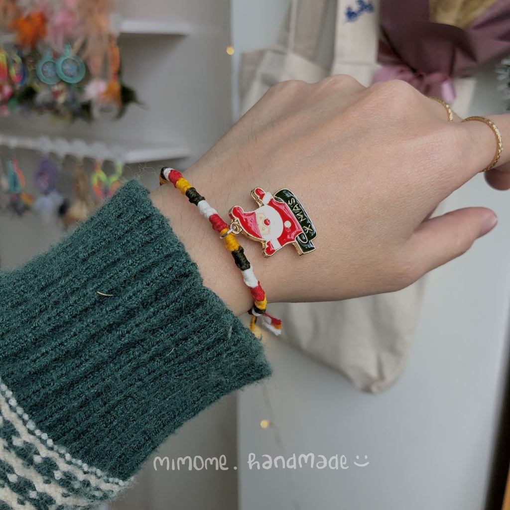 Vòng Giáng Sinh Xoắn Nhiều Màu