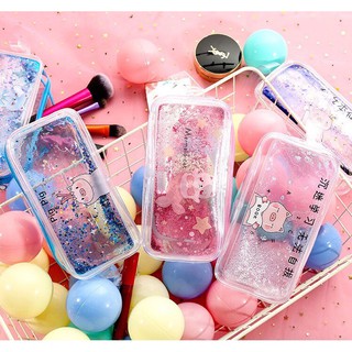 Z0317 Hộp Bút Nhũ Trong Suốt Bé Cá Lovely Bukao