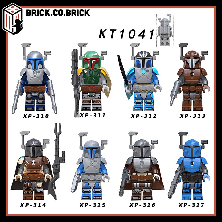 Đồ Chơi Lắp Ráp  Star Wars Lính Phản Quân Mandalorian Chiến tranh giữa các vì sao KT1041