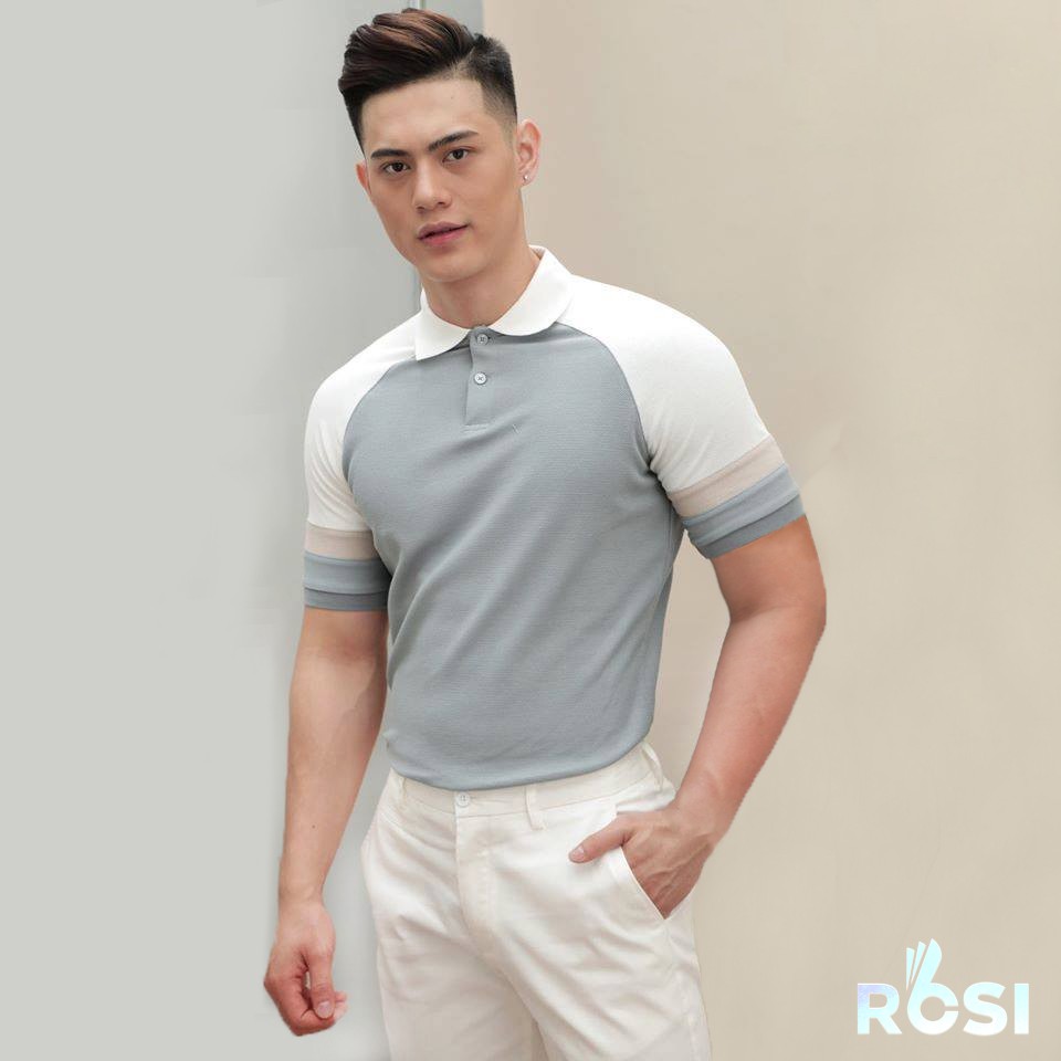 [100% Cotton] Áo Polo Nam - Hàng Thiết Kế Chính Hãng Rosi / Mã Áo: P02