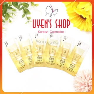 Sample kem chống nắng The Whoo Essential Sun Cream SPF50+ PA+++ 1ml