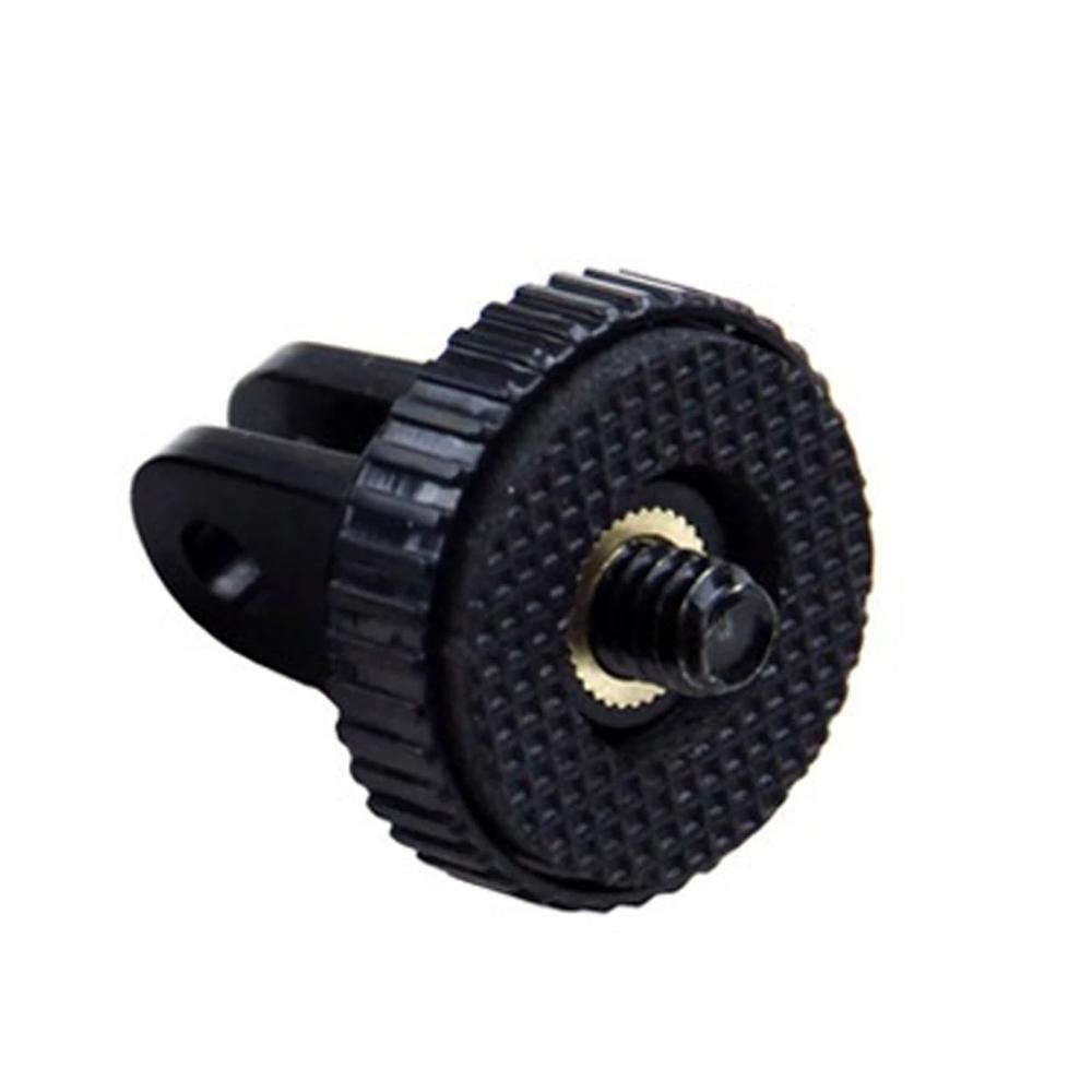 Ốc Vít 1 / 4 Bằng Hợp Kim Nhôm Màu Đen Gắn Giá Đỡ Ba Chân Cho Máy Ảnh Thể Thao