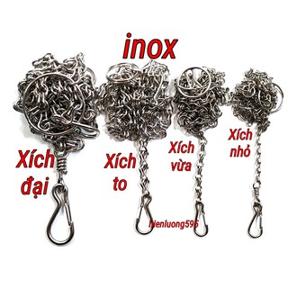 Xích chó mèo inox các cỡ