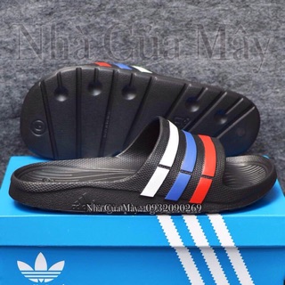 [☘️ADIDAS®☘️]- DÉP ĐÚC DURAMO SLIDES - Đen S/YBR