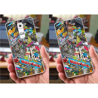 Ốp lưng LG G2 (dẻo viền trắng trong) - Brands