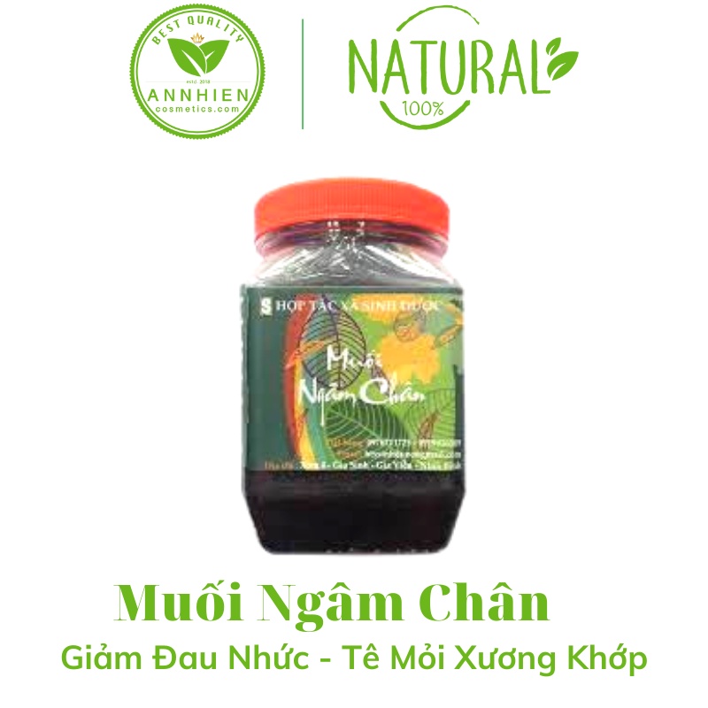 Muối Ngâm CHân Sinh Dược  450g Trị Đau Nhức Xương Khớp , Tê Mỏi Chân Tay , Mất Ngủ Khử Mùi Hôi Tay Chân, Giúp Thư Giãn