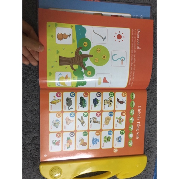 Sách nói điện tử song ngữ Anh-Việt thông minh cho bé, giúp bé từ 1-7 tuổi học tốt chữ cái và tiếng anh.