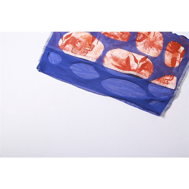 Áo Tank Top Hở Lưng Phối Lưới Thời Trang Quyến Rũ Cho Nữ