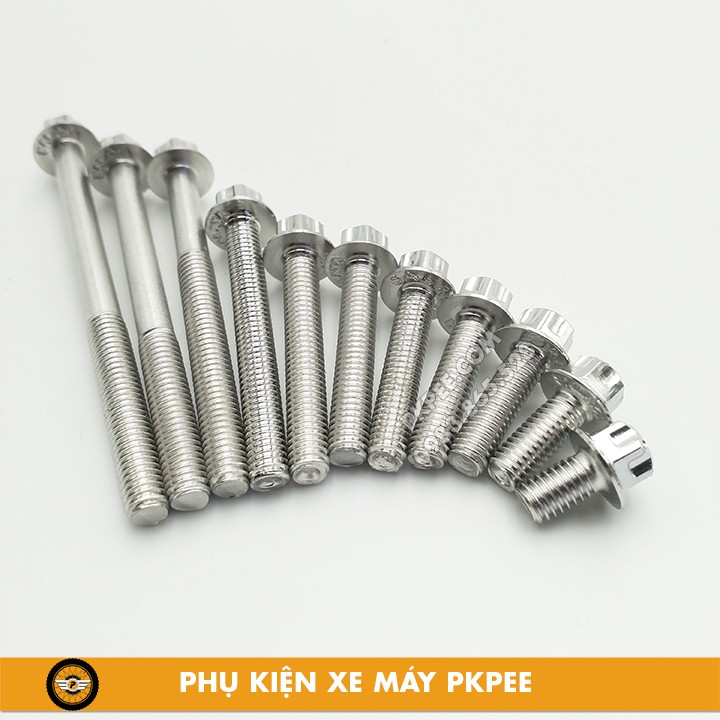 Ốc Inox CNC Kiểu Salaya 6Ly Đầu T8 Dùng Được Nhiều Vị Trí