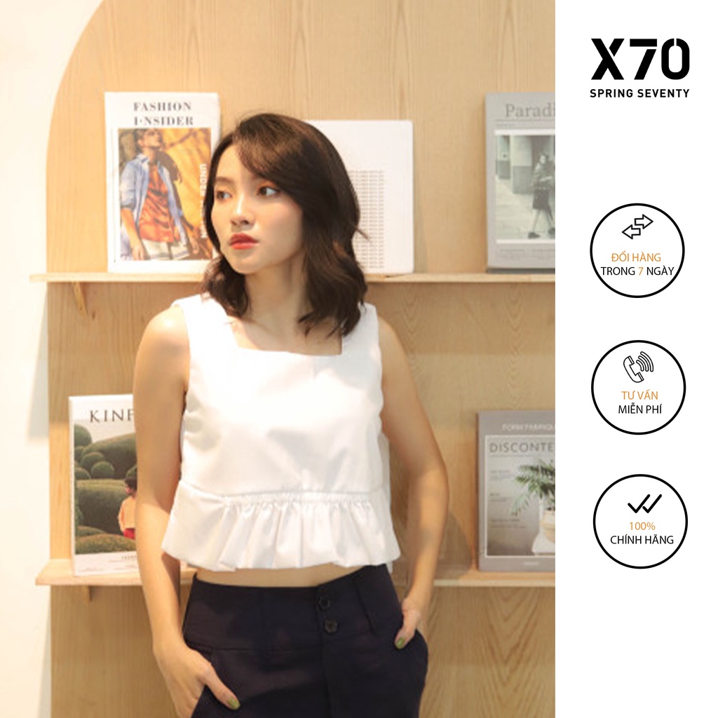 Áo Croptop Nữ Thiết Kế Kiểu Dáng Babydoll Thời Trang X70 - 00480070