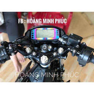 Bộ 13 con ốc inox salaya ghi đông raider satria inox sáng bóng chống rĩ sét