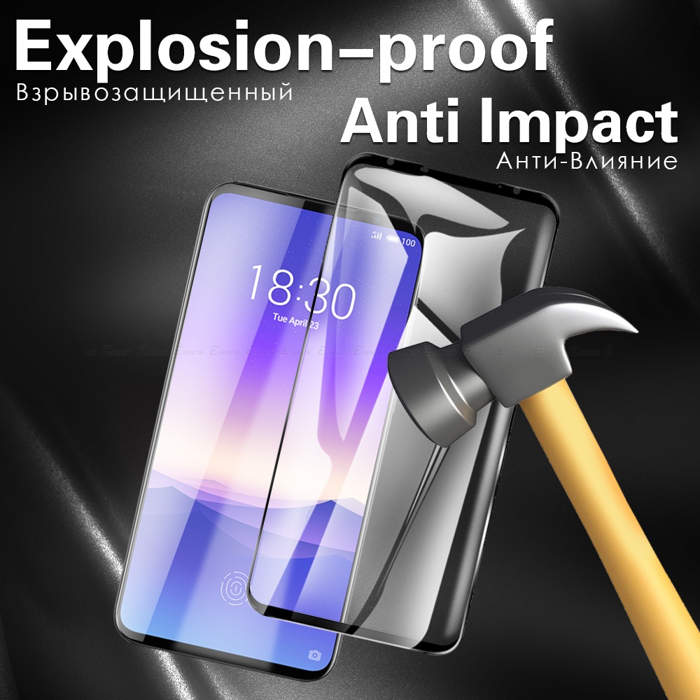 Kính Cường Lực Bảo Vệ Toàn Màn Hình Cho Meizu 18X 17 16s Pro 16Xs 16 X 16T 16th Plus