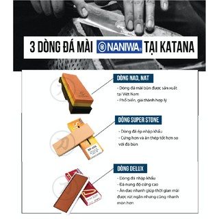 Đá mài Naniwa Nhật Bản 2 mặt độ mịn #150/#800 (133x28x36)