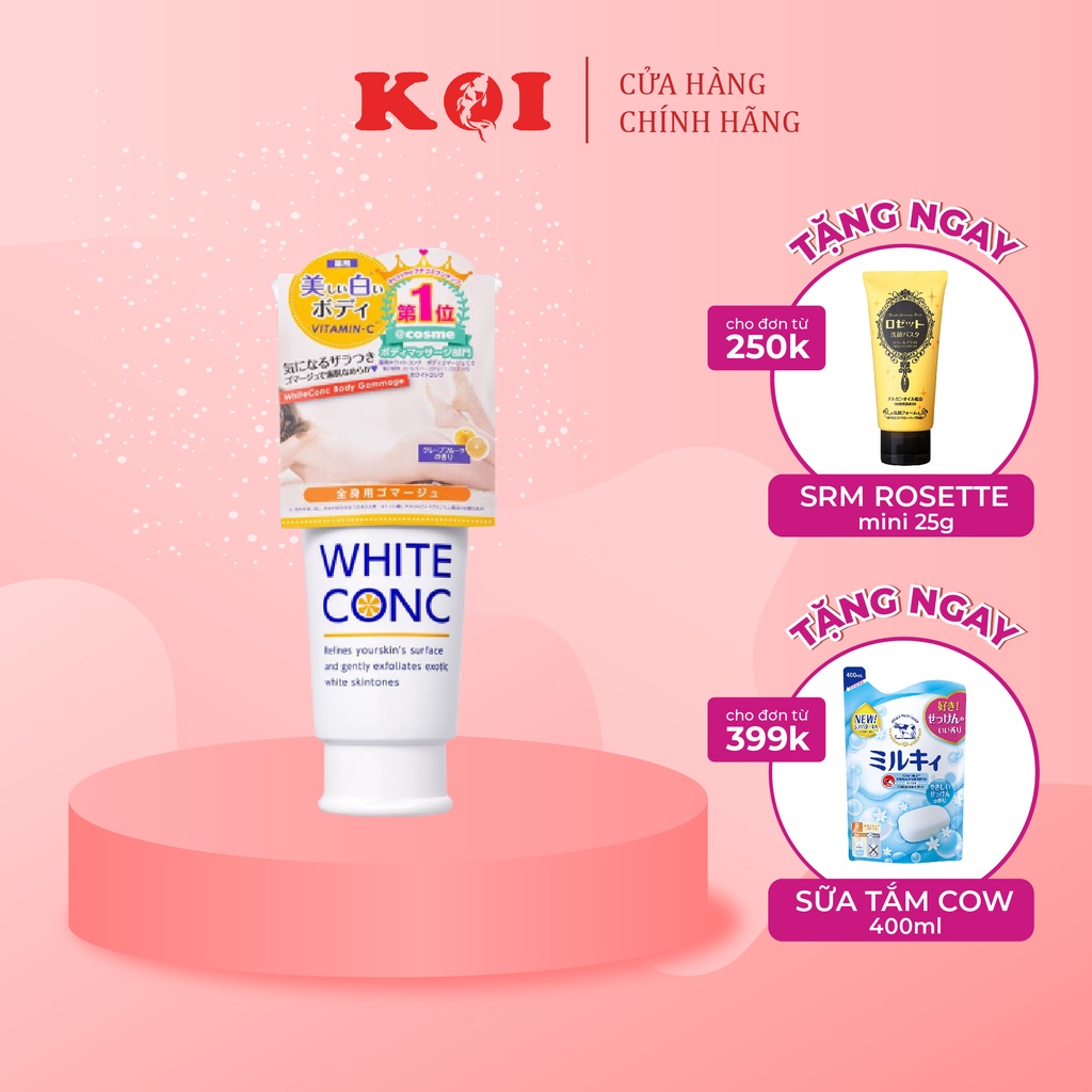 Tẩy tế bào chết trắng da body White Conc Gommage 180g | BigBuy360 - bigbuy360.vn