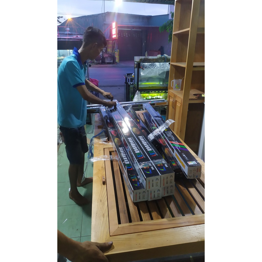 Đèn led hồ cá led rồng XUANMEILONG 4 HÀNG CHUYÊN DỤNG 100-120CM