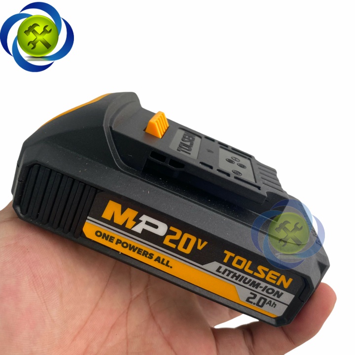 Pin 20V 2.0Ah Tolsen 87472 (tương thích với tất cả các công cụ không dây TOLSEN MP20V)
