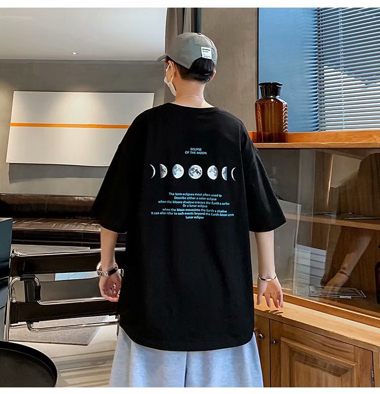 Áo Thun Tay Ngắn Hoạ Tiết Hoạt Hình Cá Tính Thời Thượng M-8Xl