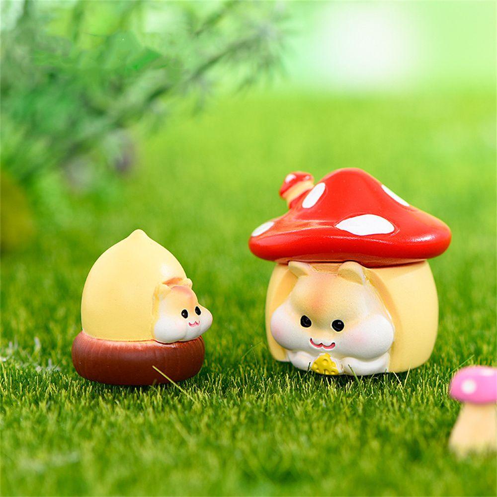 WTTLE Mô Hình Động Vật Mini Bằng Nhựa Dùng Để Trang Trí Tiểu Cảnh