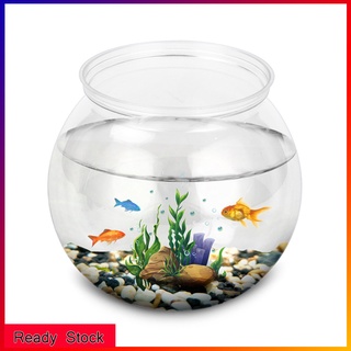 Bể cá tròn trong suốt chống rơi vỡ bằng nhựa dễ thương