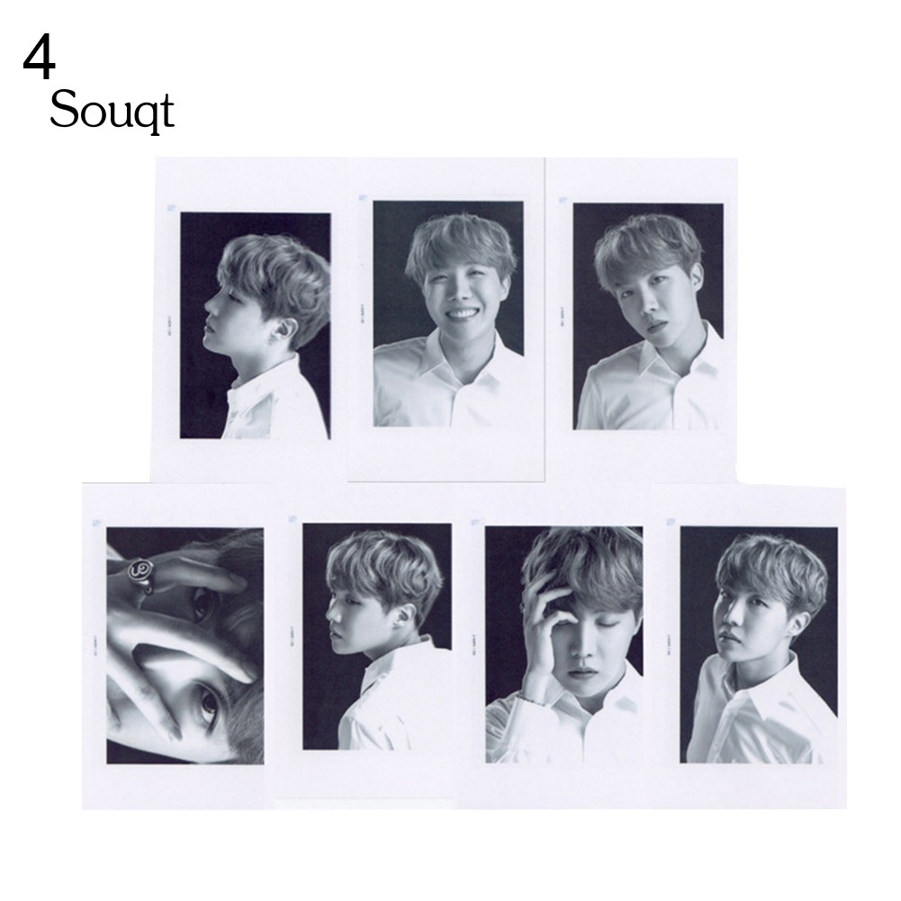 SQ 7Pcs/Set KPOP BTS Love Yourself Album Official Cards Photocard Collectibles Gift