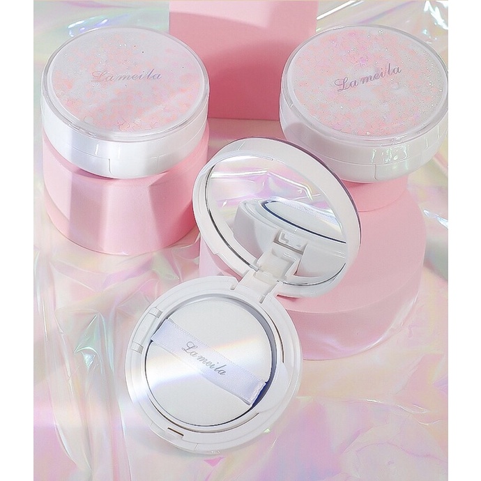 Phấn nước nền Lameila BB cream air cushion với khả năng che phủ hoàn hảo giúp che phủ tốt các khuyết điểm trên da. | BigBuy360 - bigbuy360.vn
