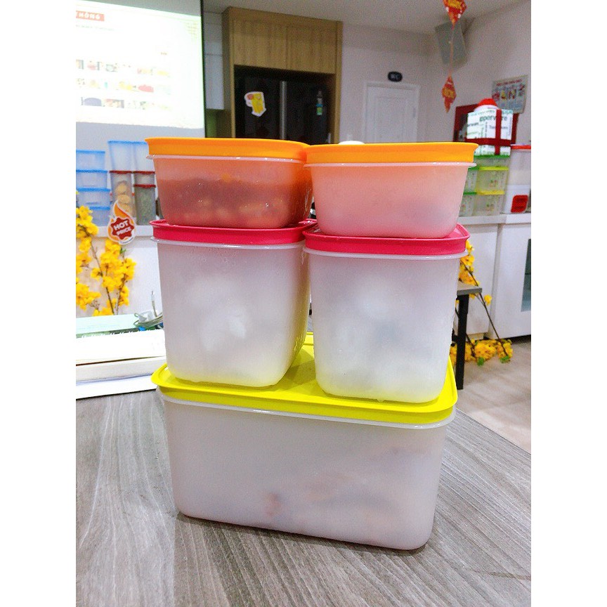 Tupperware Bộ Hộp Trữ Đông Freezermate Gen II (5) đông dẻo