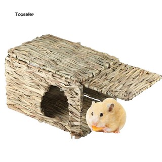 Tổ rơm đan cho thỏ chuột hamster