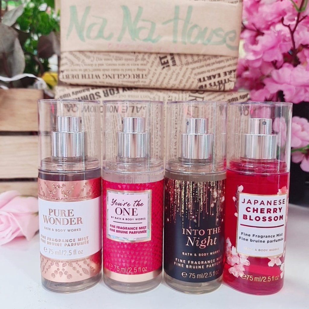 Xịt thơm body mist Bath & Body Work của Mỹ