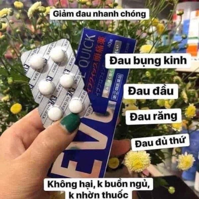 HỘP ĐỰNG VIÊN EVE QUICK , DX 40,60viên