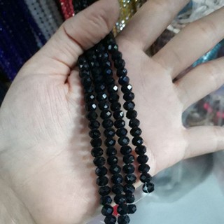 20viên pha lê đen 6mm
