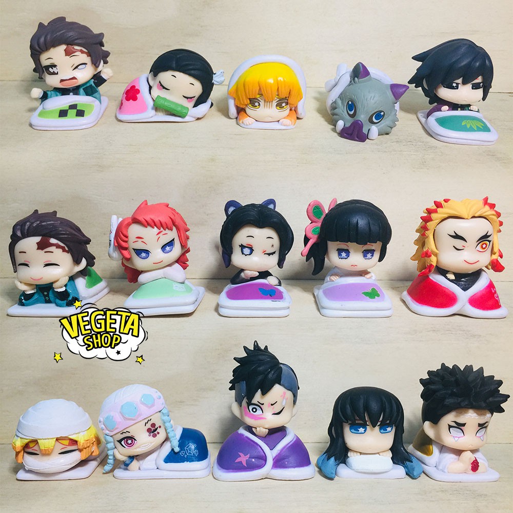 Mô hình Kimetsu No Yaiba - Thanh gươm diệt quỷ tư thế nằm ngủ - Q Posket Petit Vol 1 - Tùy chọn - Cao 4~5cm - Full box