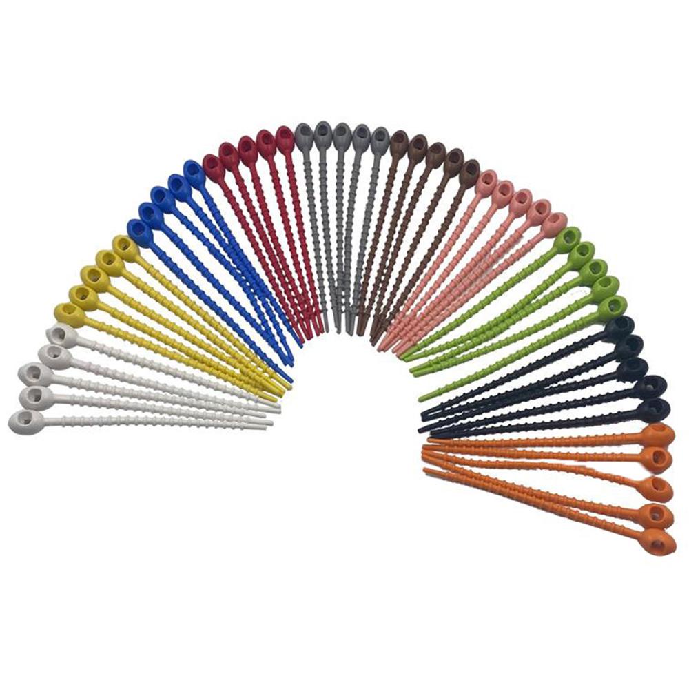 Bộ 10/20 Dây Cột Dây Cáp Bằng Silicone Đa Năng