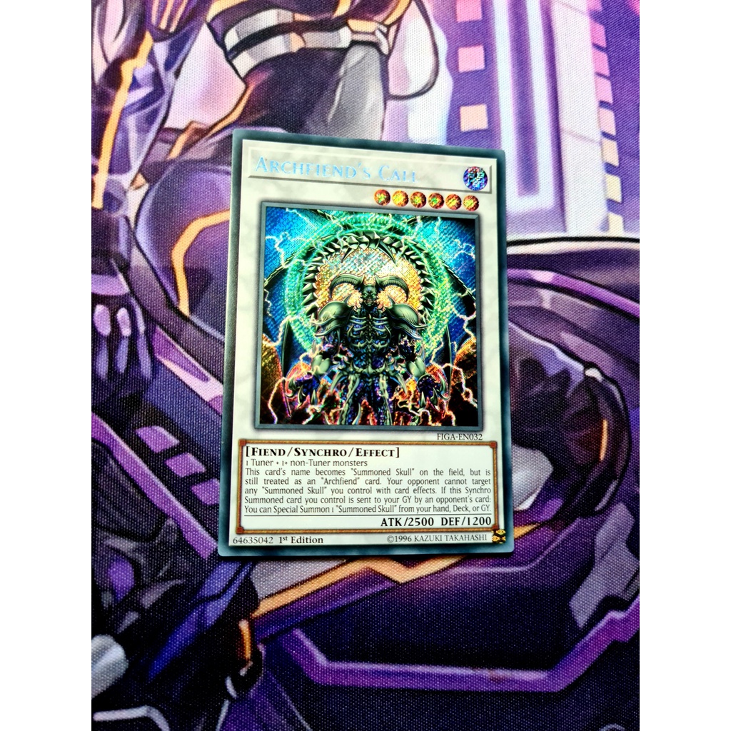 Thẻ Bài Yugioh Monster Archfiend's Call - FIGA-EN032 - Secret Rare