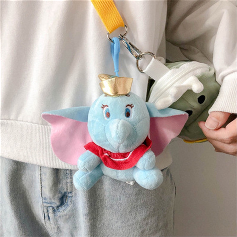Móc khóa thú bông hoạt hình kiểu dáng hoạt hình Stitch dễ thương