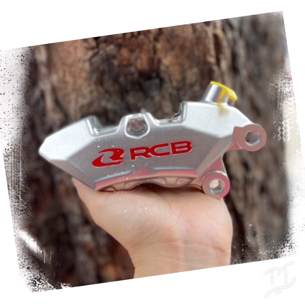 ❌ HEO_DẦU_TRƯỚC_RCB R1 4PISTON đối xứng - KÈM PÁT CNC GẮN TẤT CẢ CÁC DÒNG XE MÁY ĐI ĐĨA SIZE 260mm 265mm 267mm 245mm