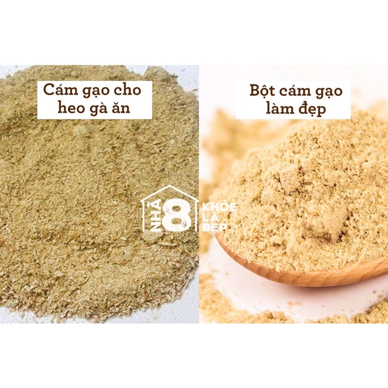 BỘT CÁM GẠO nguyên chất dùng để ủ phân hữu cơ, thức ăn vật nuôi, tẩy tế bào chết