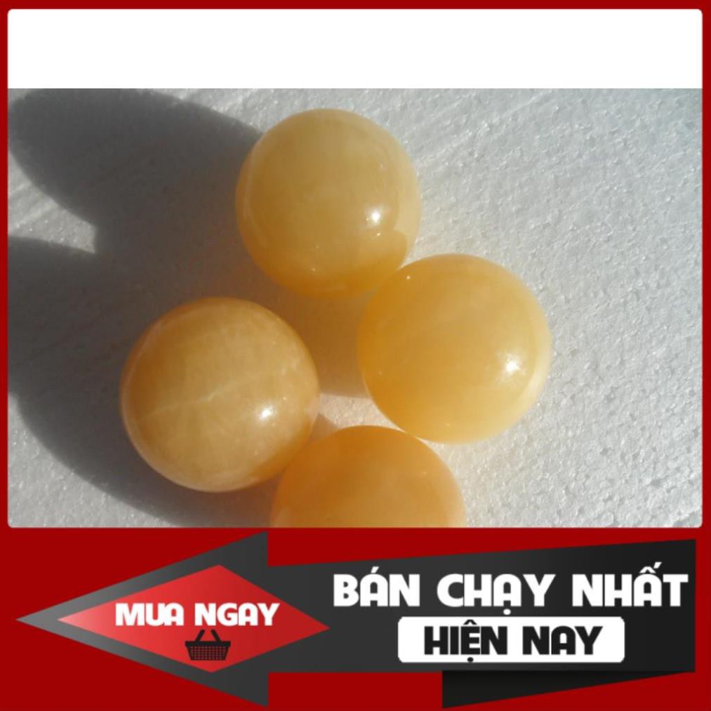 [Size 0.2 Kg] - Quả Cầu Phong Thủy Ngoc Hoàng Long Mạng Thổ - Kim, Đường Kính Khoảng 5.3cm