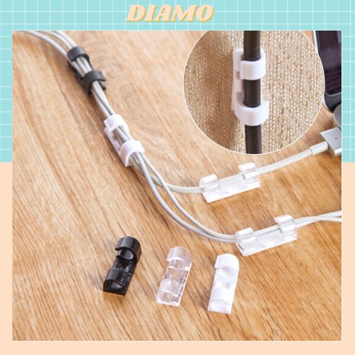 Bộ 20 miếng dán tường đi dây điện - kẹp cố định dây điện siêu tiện lợi 88068 sieuthigiadung93